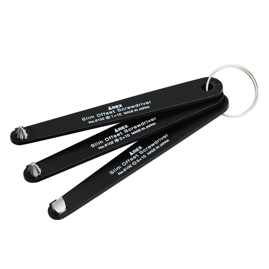 Anex Slim Offset Screwdriver 3-piece 6102-T