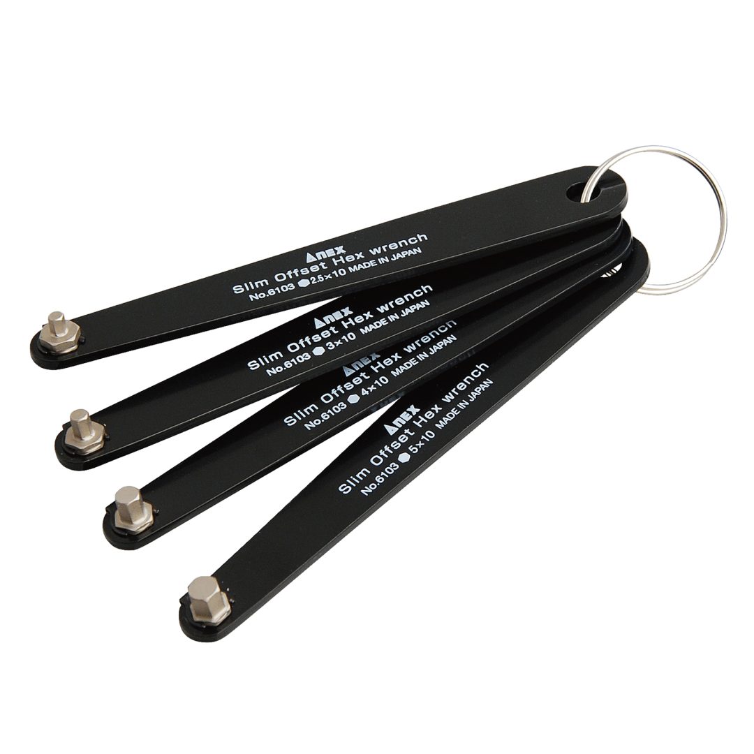 Anex Slim Offset Hex Wrench 4-piece 6103-F