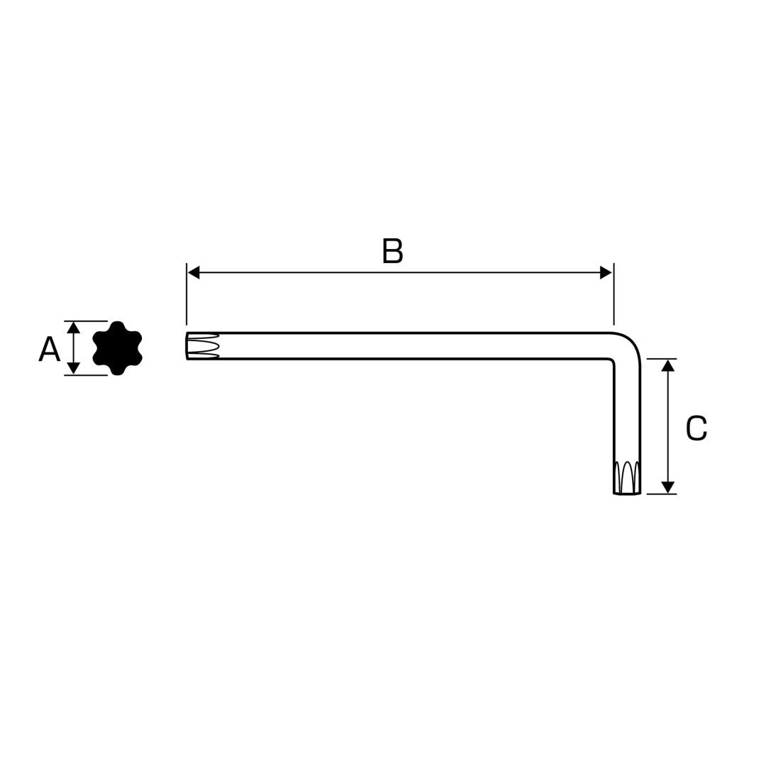 Anex Torx Wrench T6 630