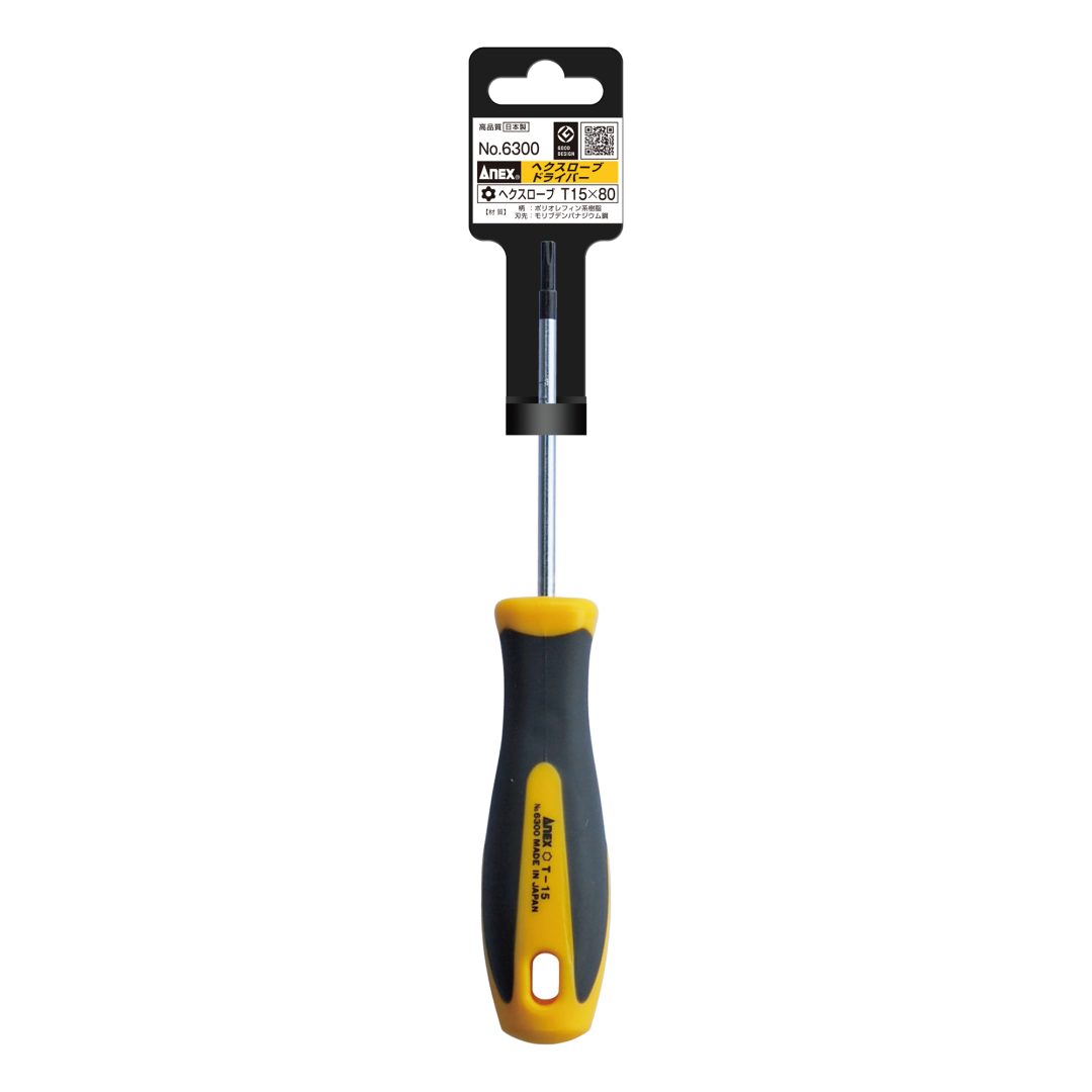 Anex Torx Screwdriver T15x80 6300