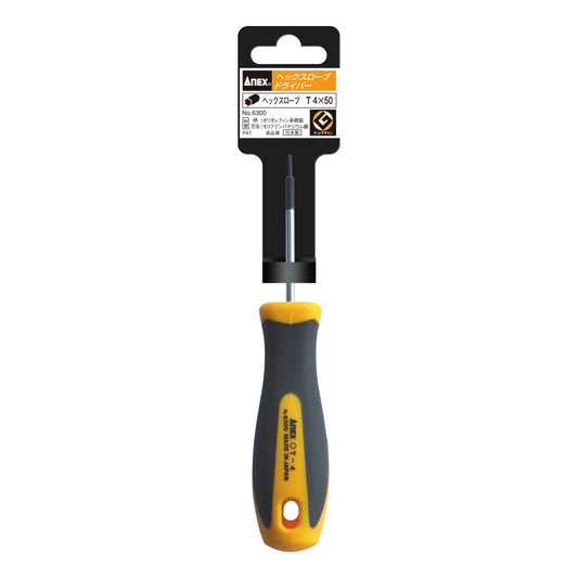 Anex Torx Screwdriver T4x50 6300