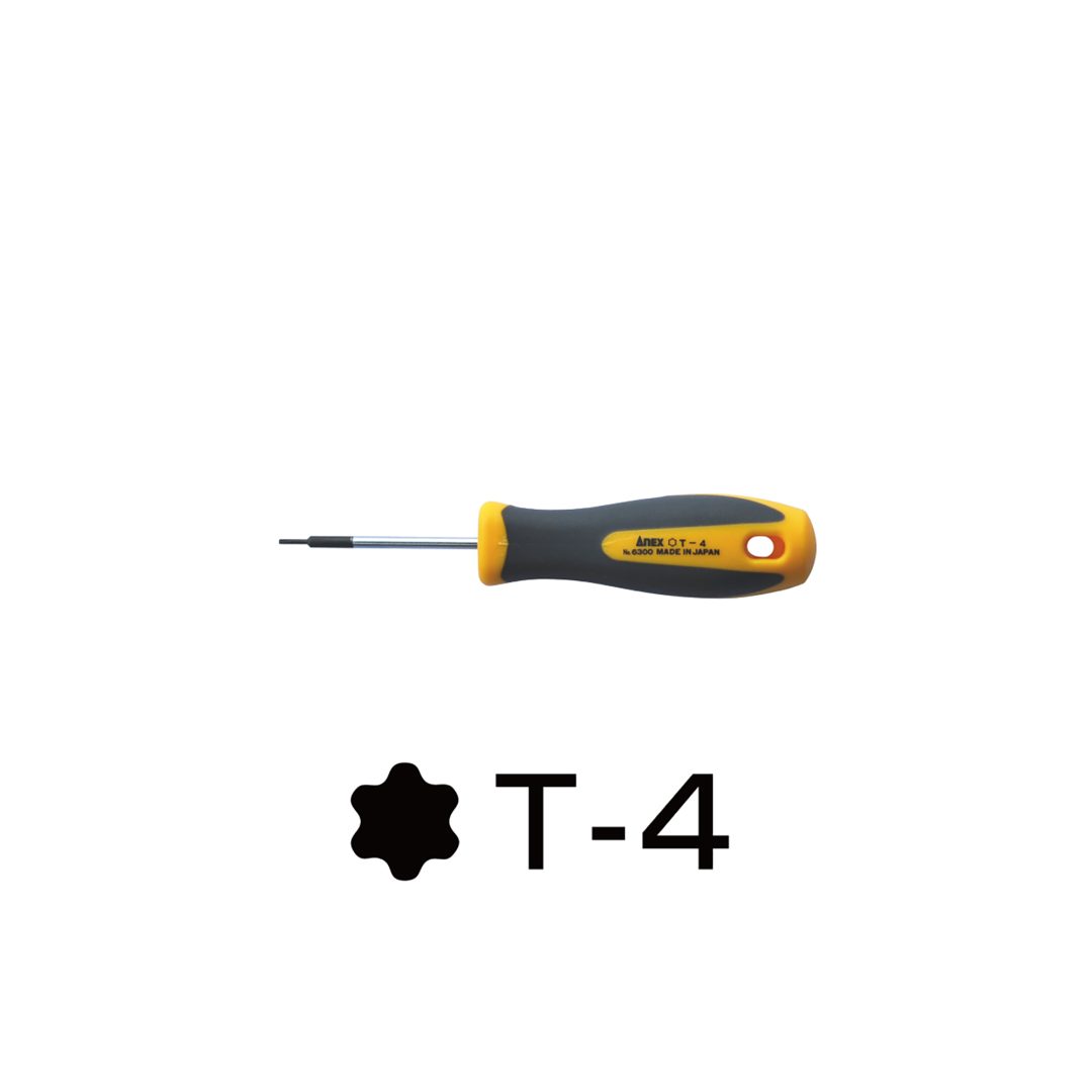 Anex Torx Screwdriver T4x50 6300