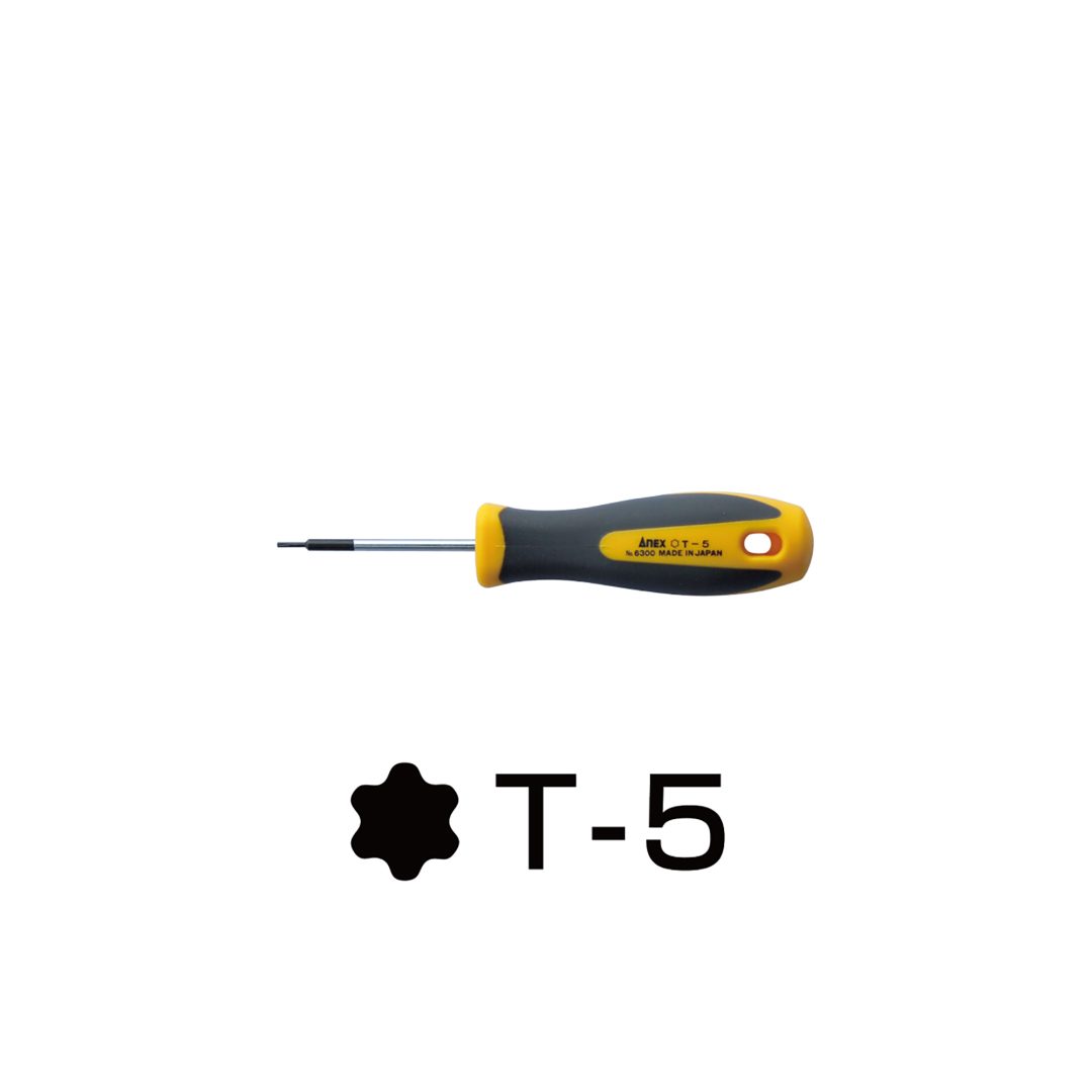Anex Torx Screwdriver T5x50 6300