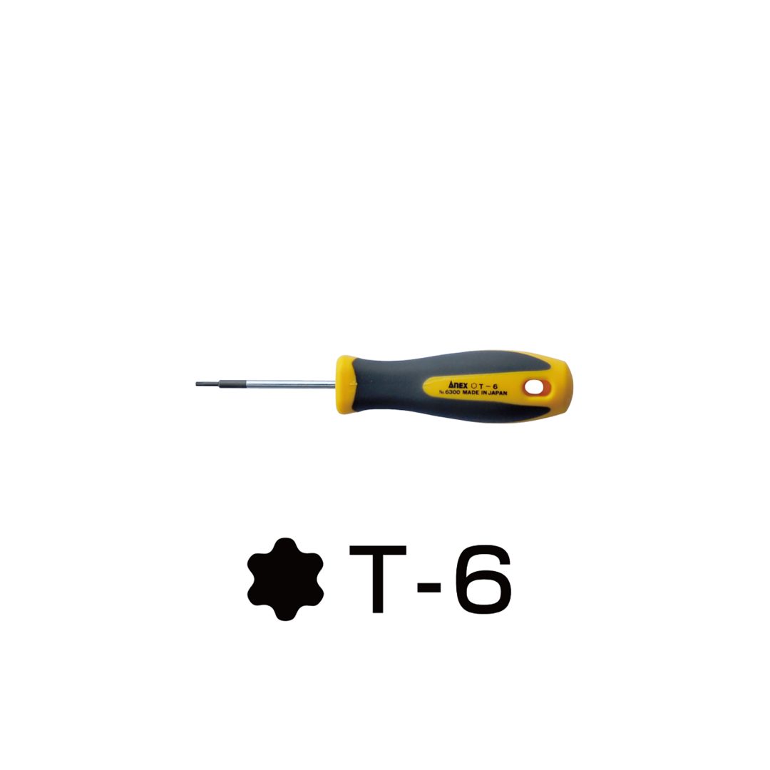 Anex Torx Screwdriver T6x50 6300