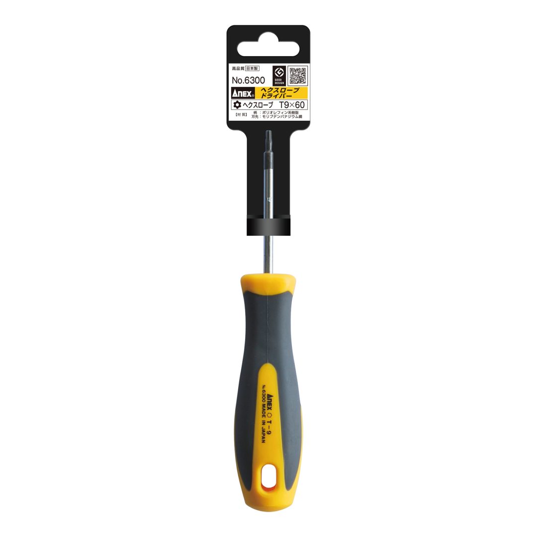Anex Torx Screwdriver T9x60 6300