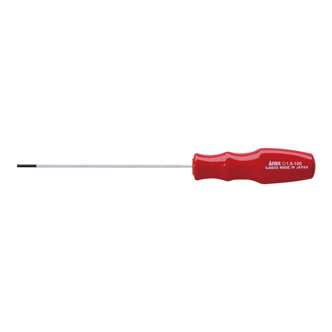 Anex Hex Key Screwdriver H1.5x100 6600