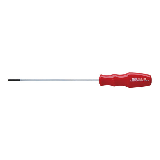Anex Hex Key Screwdriver H2.5x120 6600