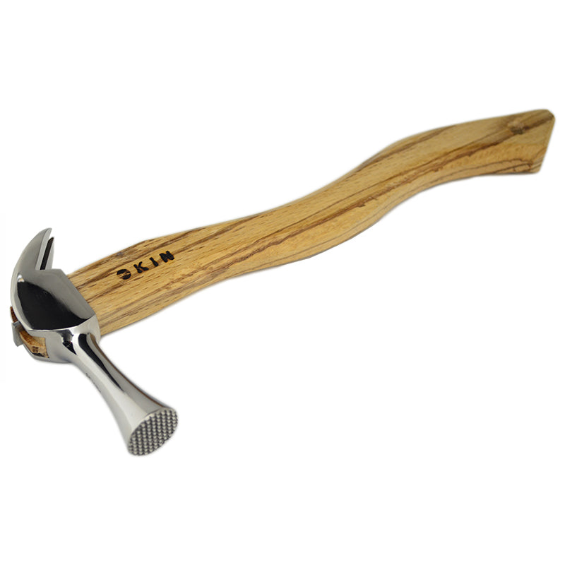 Marukin Kariwaku Hammer, Silver, Milled Face, Small Head, Square Wave-Curve, 350mm