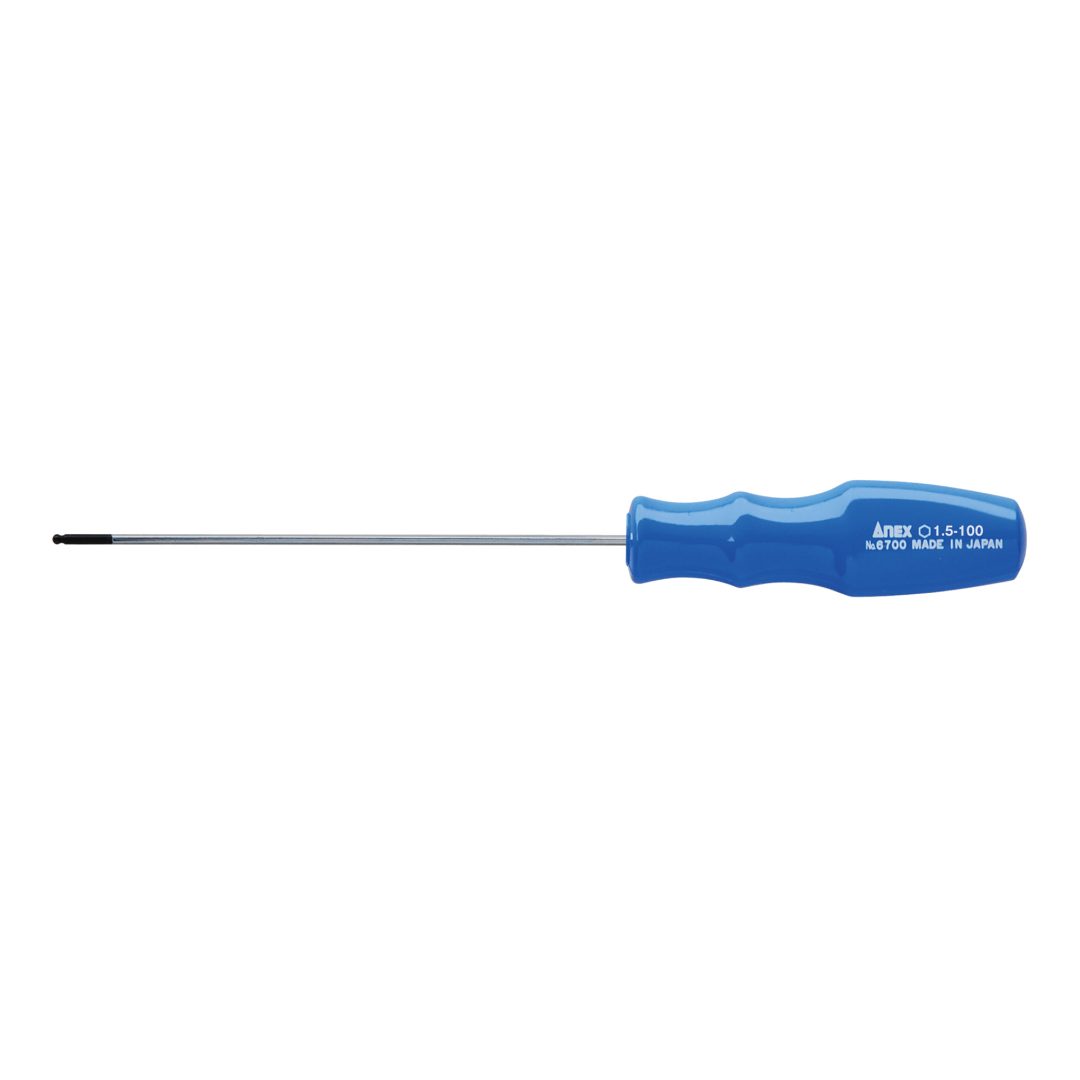 Anex Ball-PointHex Key Screwdriver H1.5x100 6700