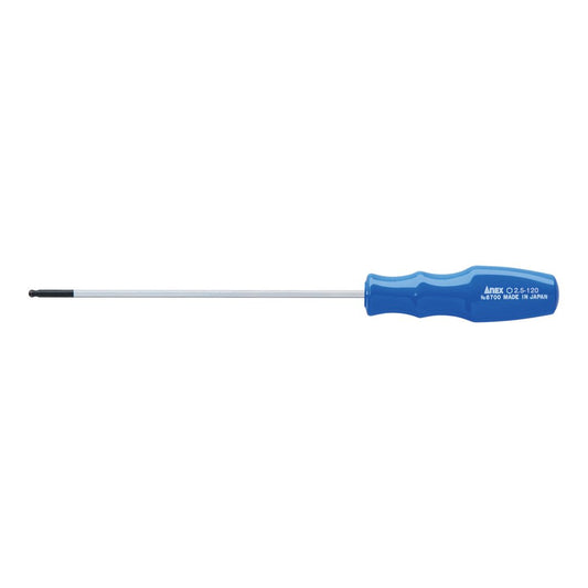 Anex Ball-PointHex Key Screwdriver H2.5x120 6700