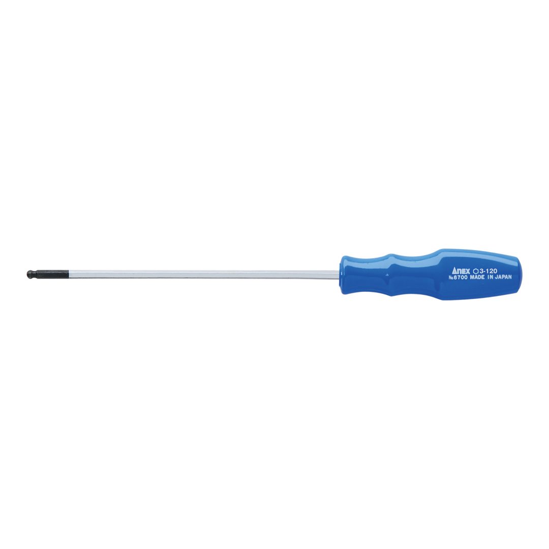 Anex Ball-PointHex Key Screwdriver H3x120 6700