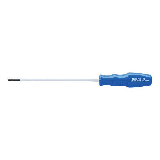 Anex Ball-PointHex Key Screwdriver H3x120 6700