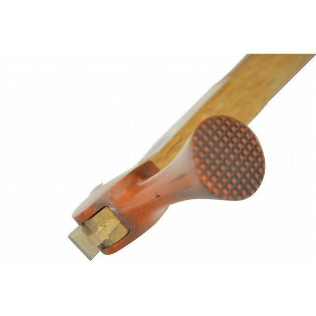 Marukin Kariwaku Hammer, Copper, Milled Face, Small Head, Square Wave-Curve, 350mm