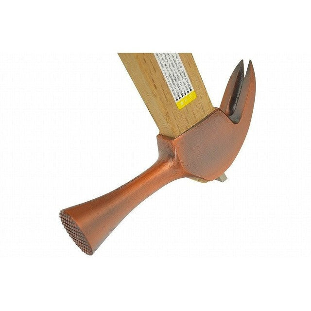 Marukin Kariwaku Hammer, Copper, Milled Face, Small Head, Wave-Curve, 350mm