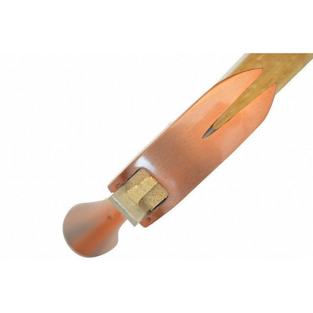 Marukin Kariwaku Hammer, Copper, Milled Face, Small Head, Wave-Curve, 350mm