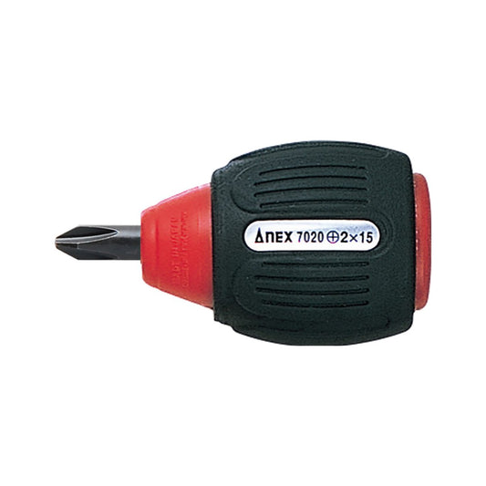 Anex Slit Screwdriver Stubby Type +2x15 7020