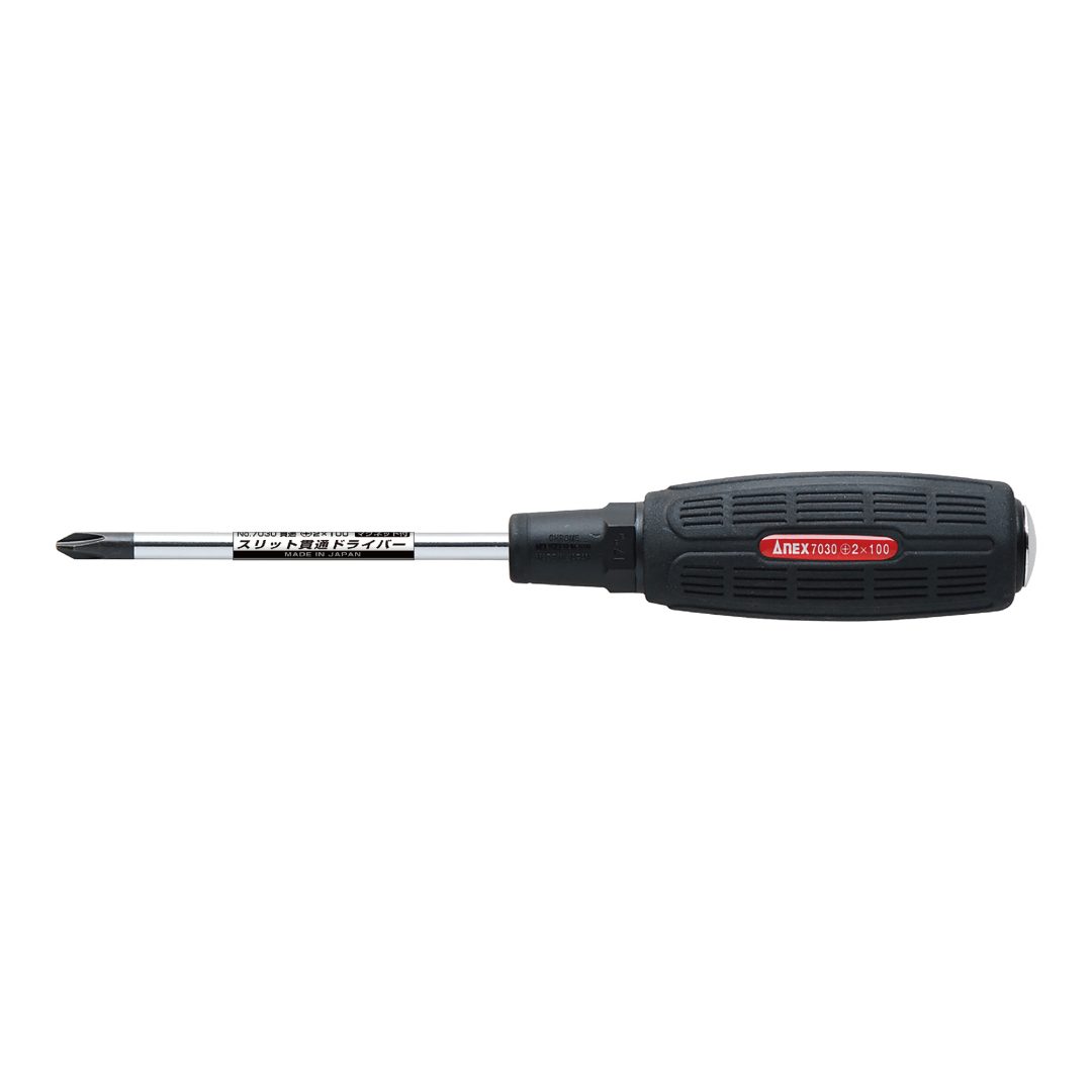Anex Slit Screwdriver Punch-Through Type +2x100 7030