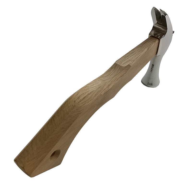 Marukin Kariwaku Hammer, Mirror, Milled Face, Small Head, Square Wave-Curve, 250mm Short