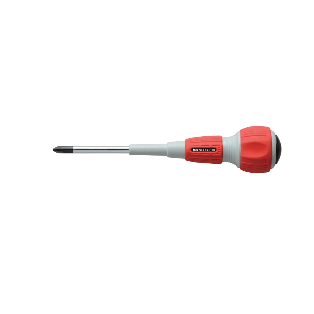 Anex Hammer-Impact Electrician Screwdriver +2x100 7760