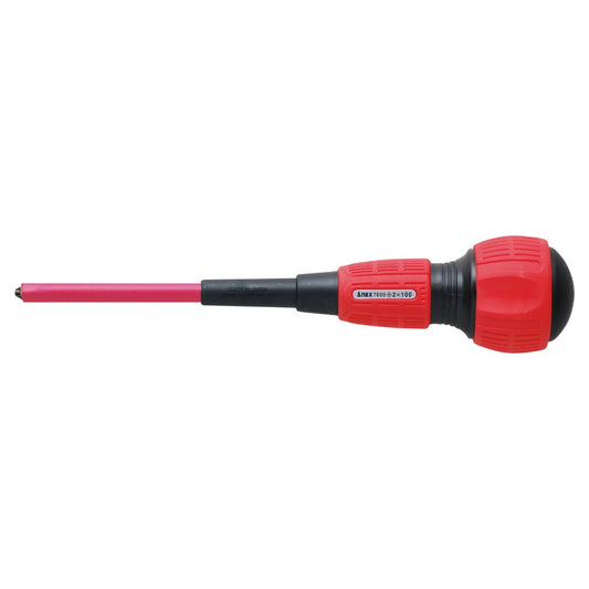 Anex Short-Circuit-Proof Insulated Screwdriver Electrician Type +2x100 7800
