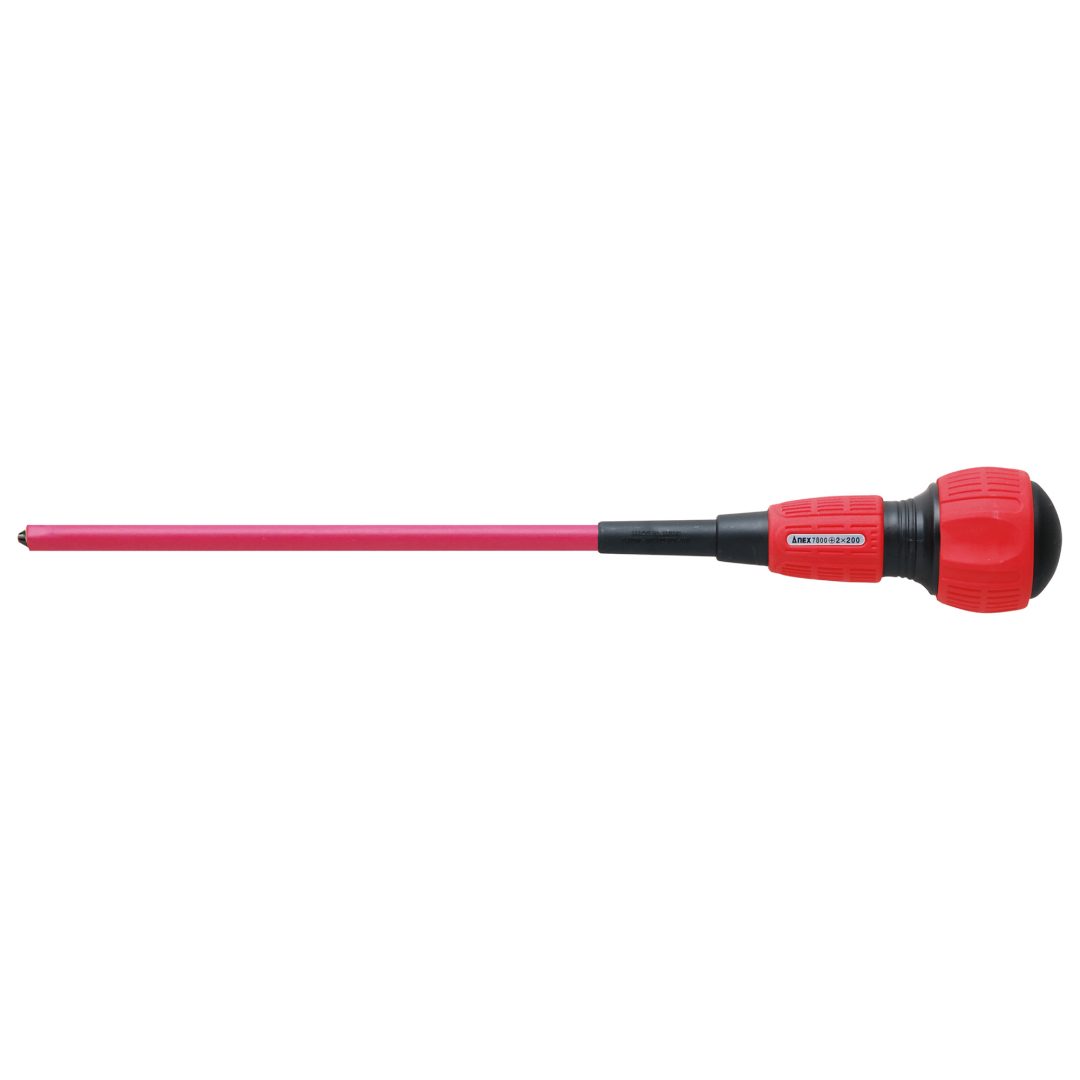 Anex Short-Circuit-Proof Insulated Screwdriver Electrician Type +2x200 7800