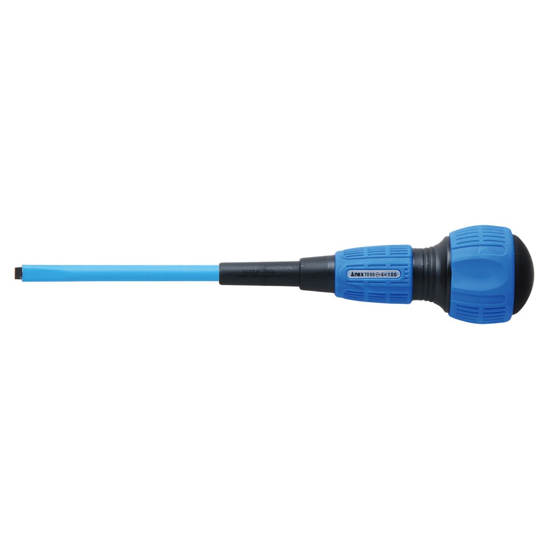 Anex Short-Circuit-Proof Insulated Screwdriver Electrician Type -4x100 7800