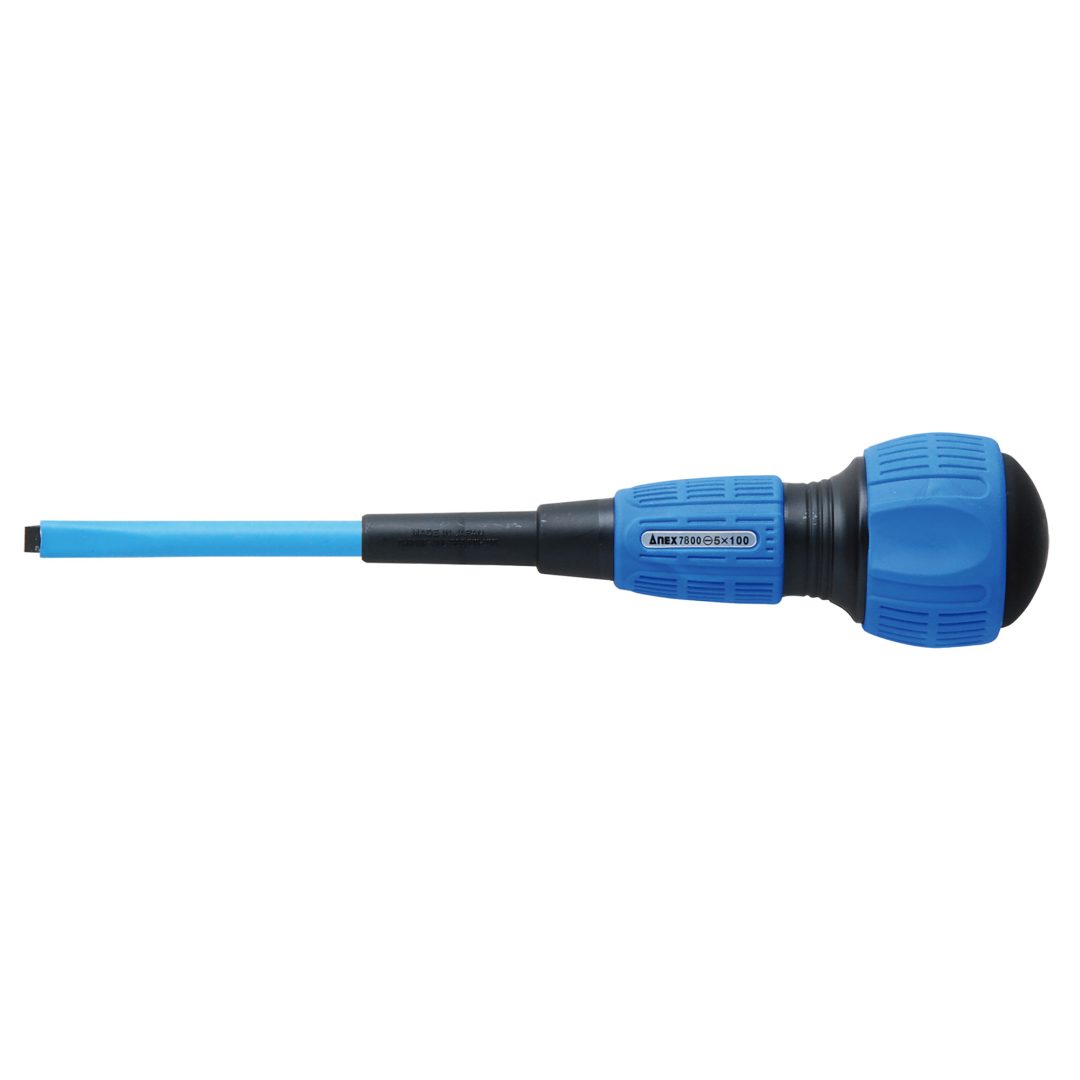 Anex Short-Circuit-Proof Insulated Screwdriver Electrician Type -5x100 7800