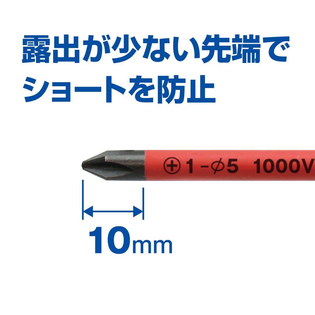 Anex Slim Insulated Screwdriver +1x100 7900