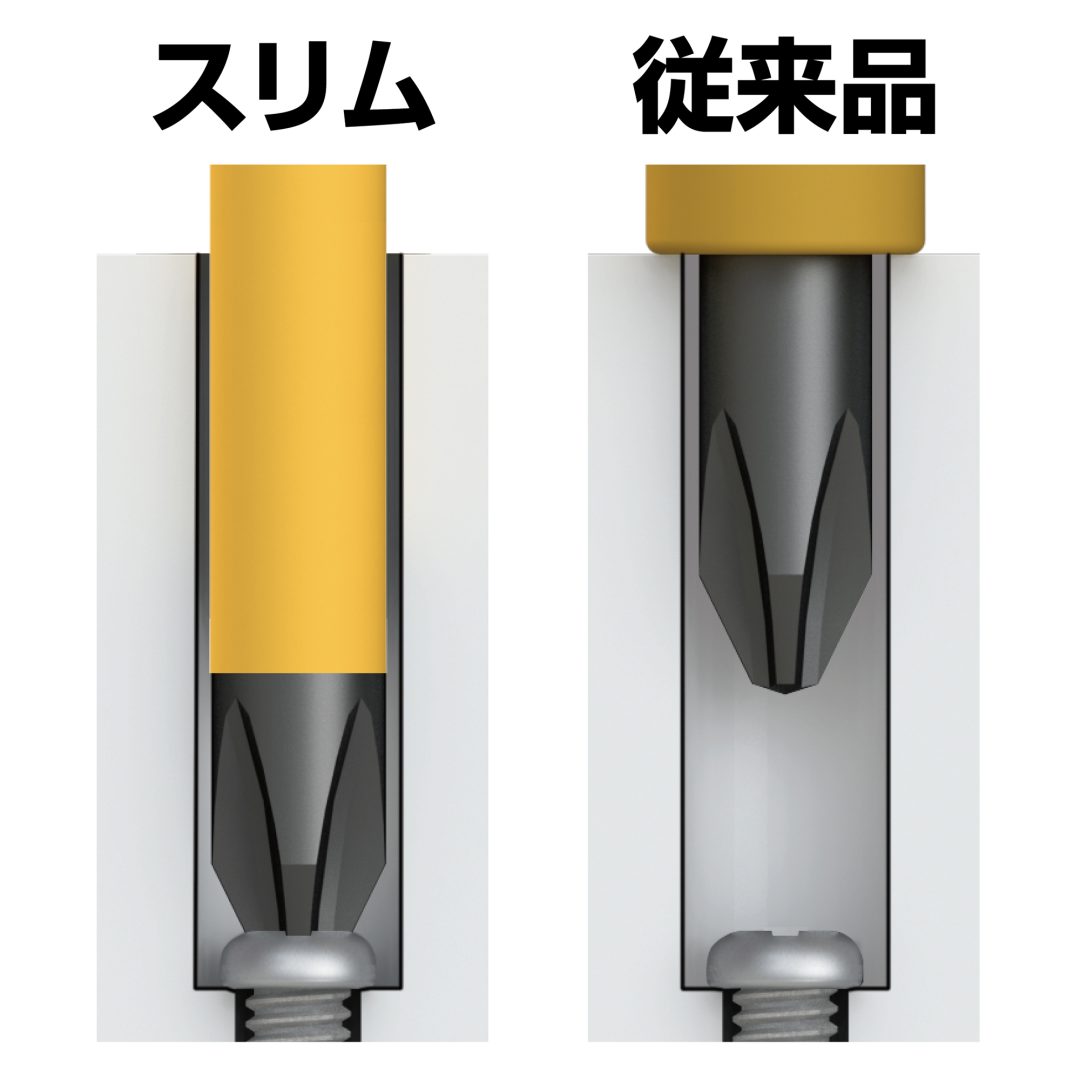 Anex Slim Insulated Screwdriver +2x200 7900