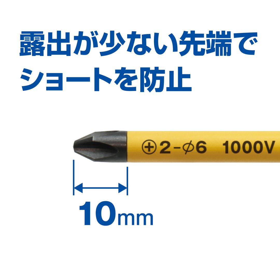 Anex Slim Insulated Screwdriver +2x200 7900