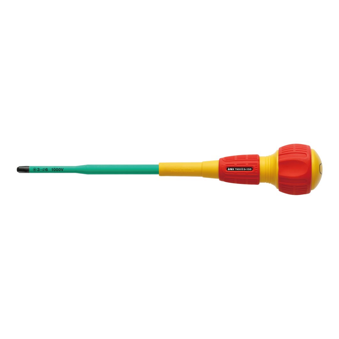 Anex Slim Insulated Screwdriver +3x150 7900