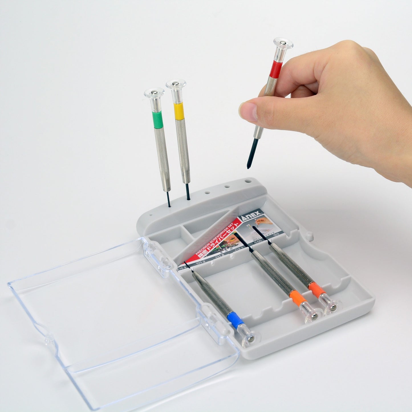Anex Precision Screwdriver Set -/+ 6-piece 800
