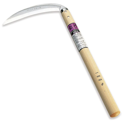 Nisaku Stainless Steel Crescent Sickle 180mm No.130
