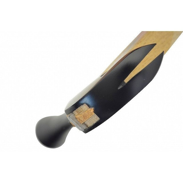 Marukin Kariwaku Hammer, Black, Milled Face, Small Head, Square Wave-Curve, 450mm