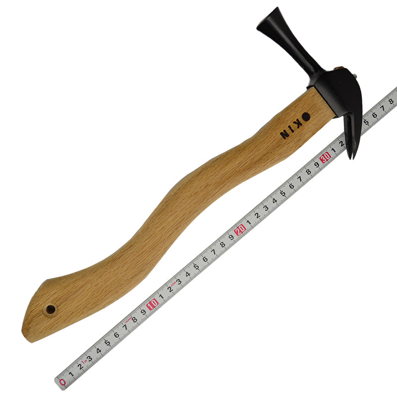 Marukin Kariwaku Hammer, Black, Smooth Face, Small Head, Wave-Curve, 350mm