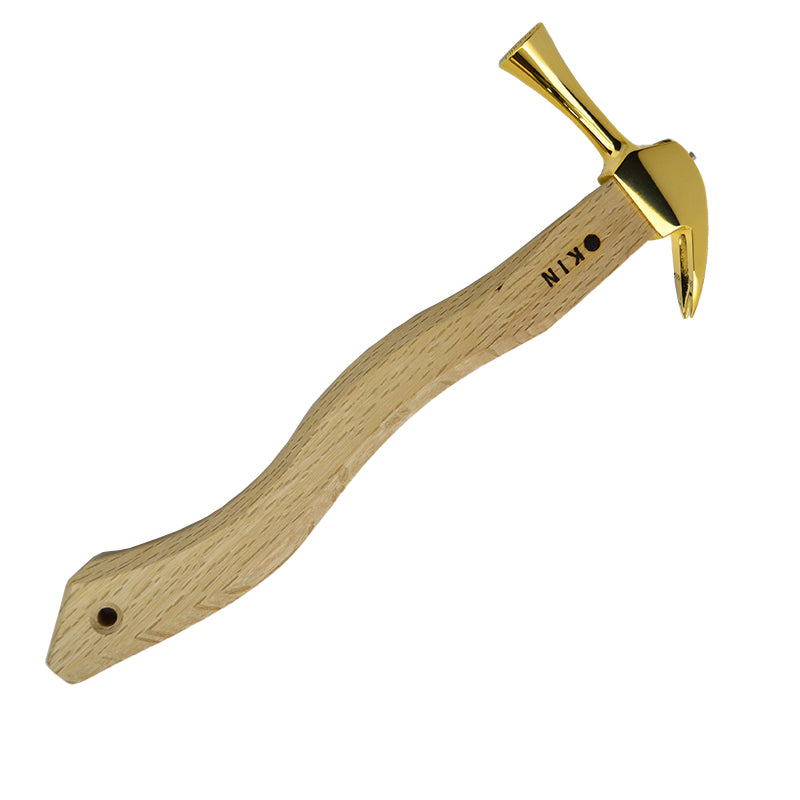 Marukin Kariwaku Hammer, Gold, Milled Face, Small Head, Square Wave-Curve, 350mm
