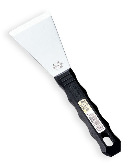 Nisaku Stainless Steel Paint Scraper, Y-Type, Straight Blade No.335