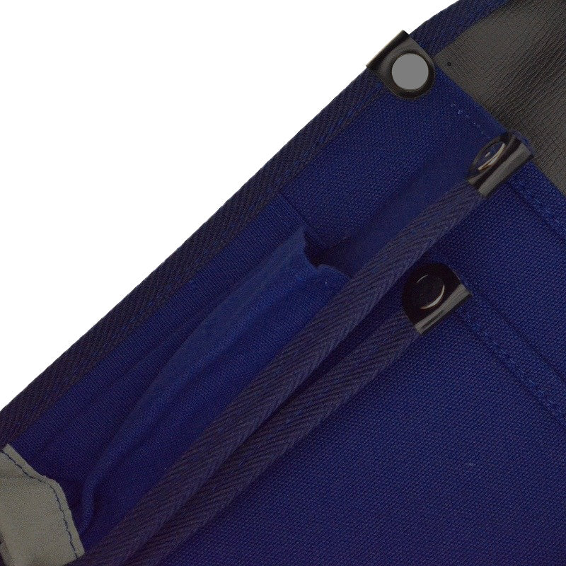 Marukin Canvas Waist Pouch with Inner Pocket, Blue YK-06