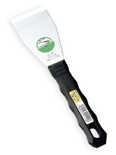 Nisaku Stainless Steel Multi Scraper, Curved Blade No.1110