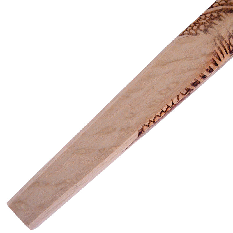 Marukin Oak Kariwaku Hammer Handle, Straight, Coiled Dragon, 350mm, Eye 14x26mm