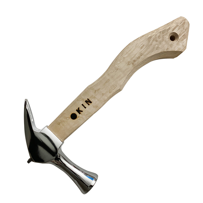 Marukin Kariwaku Hammer, Mirror, Smooth Face, Small Head, Square Wave-Curve, 250mm Short