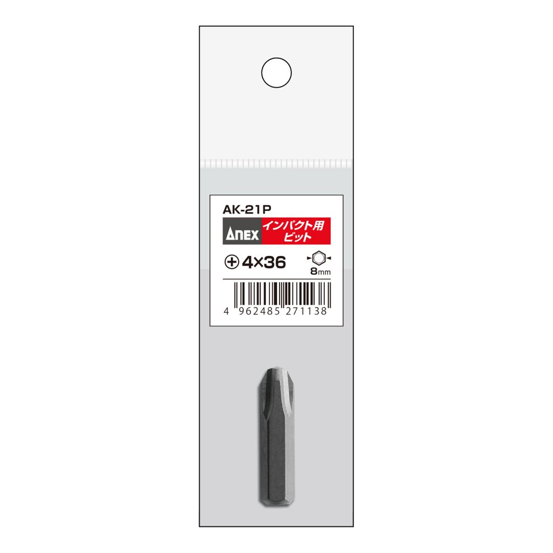 Anex Bit for Impact Screwdriver (for manual)+4x36 AK-21P