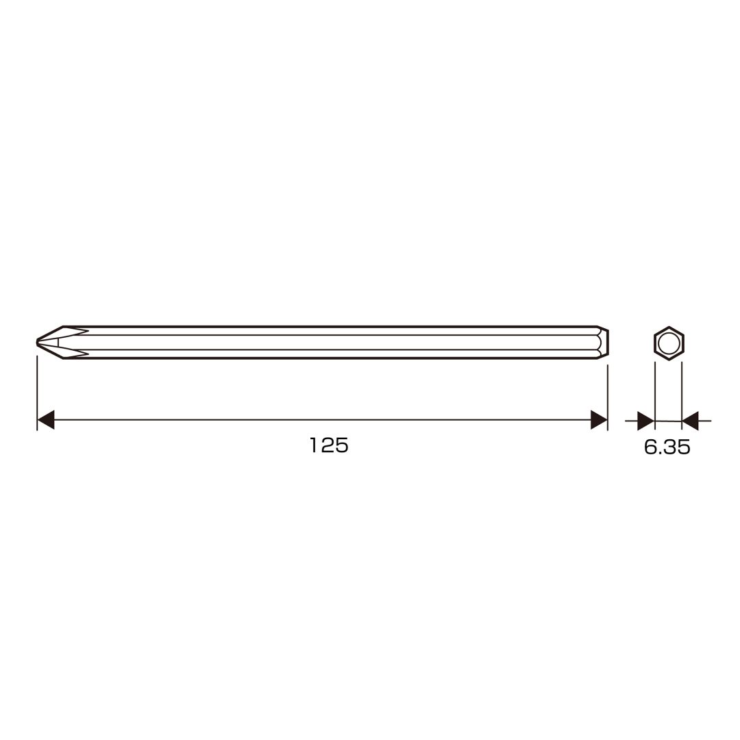 Anex Bit for Impact Screwdriver (for manual)+1x125 AK-22P