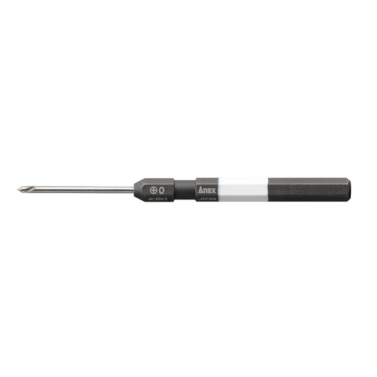 Anex Stripped Precision Screw Remover Bit for +0 screws (M1~2.6) AK-23N-0
