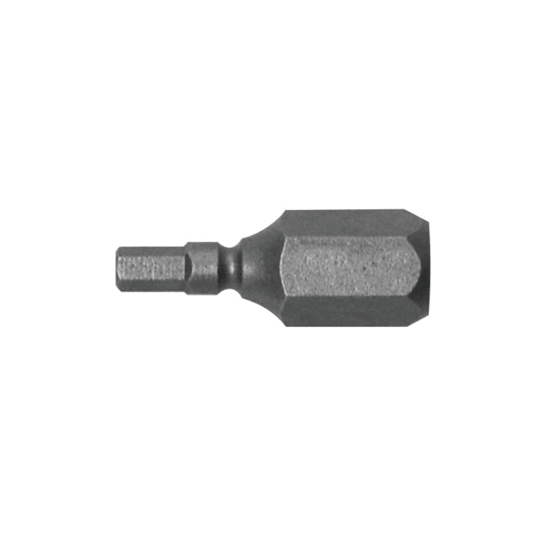 Anex Grooved Stubby Hex Bit H2.5x19(for manual screwdrivers) AK-51P