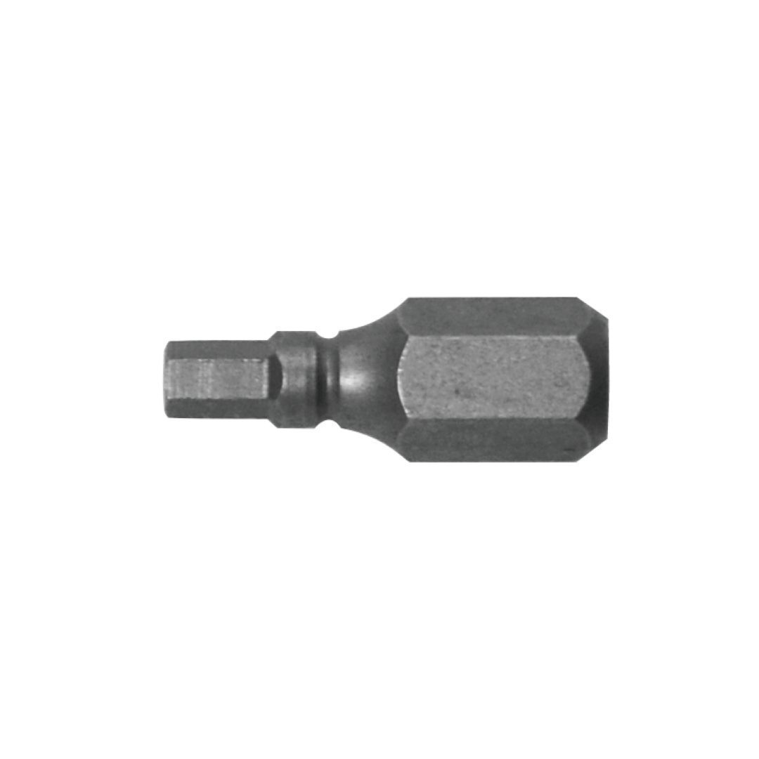 Anex Grooved Stubby Hex Bit H3x19(for manual screwdrivers) AK-51P