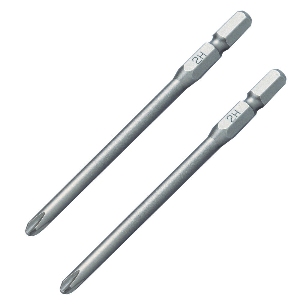 TOP Kogyo Stepped Driver Bit with Magnet Phillips No.2 x 100mm DD2-100P