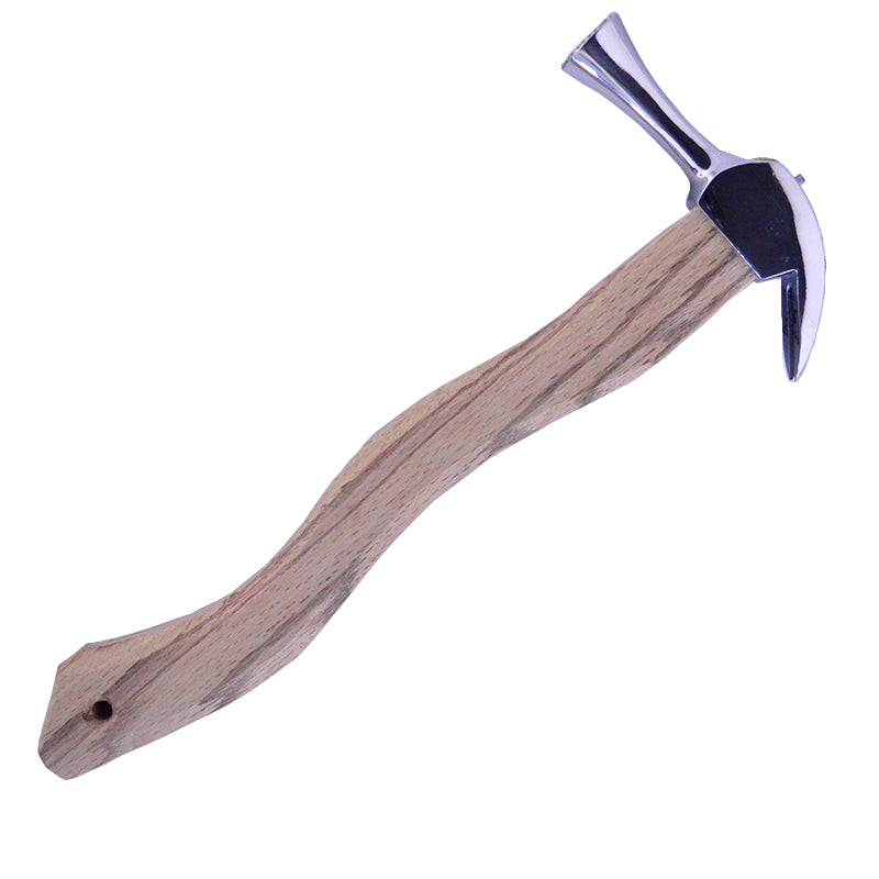 Marukin Kariwaku Hammer, Silver, Milled Face, Medium Head, Square Wave-Curve, 350mm