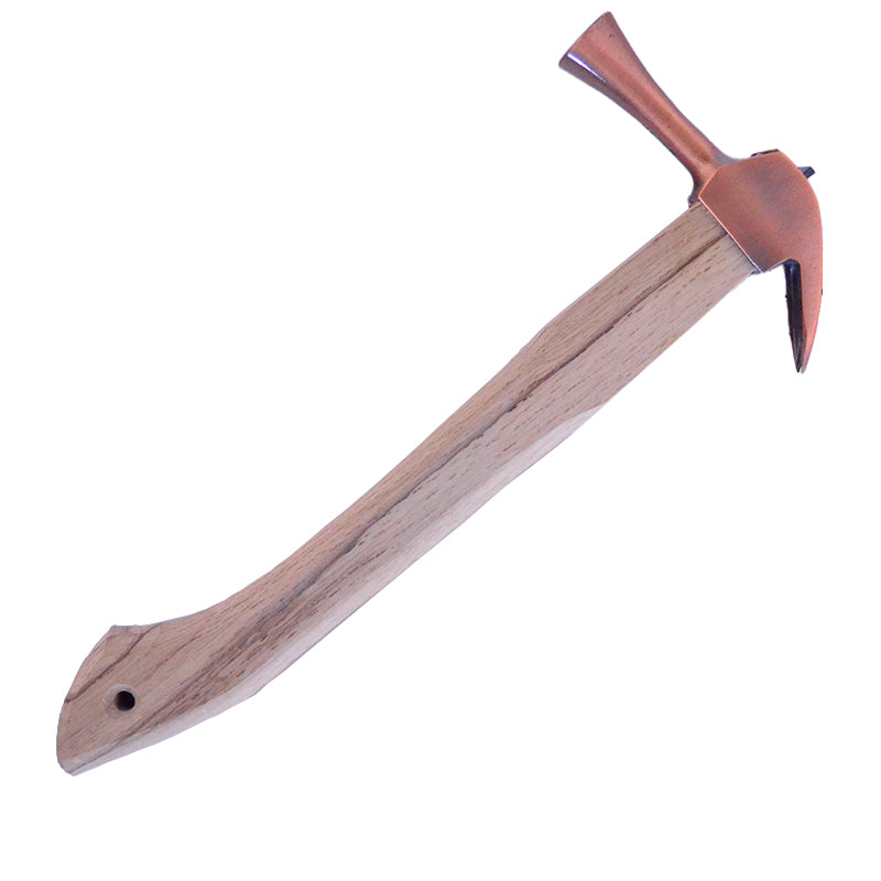 Marukin Kariwaku Hammer, Copper, Milled Face, Medium Head, Straight, 350mm