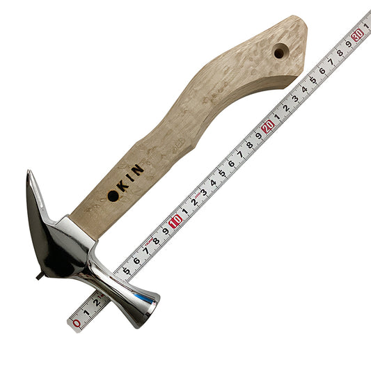 Marukin Kariwaku Hammer, Mirror, Smooth Face, Small Head, Square Wave-Curve, 250mm Short